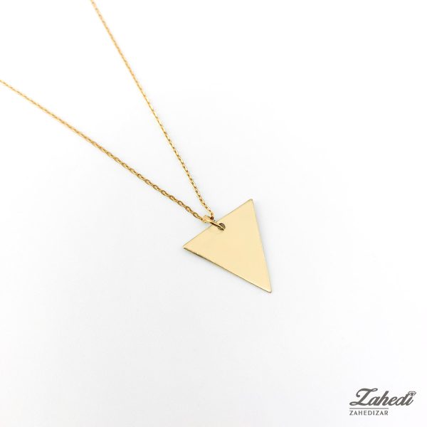 گردنبند طلا زنانه مثلث-1